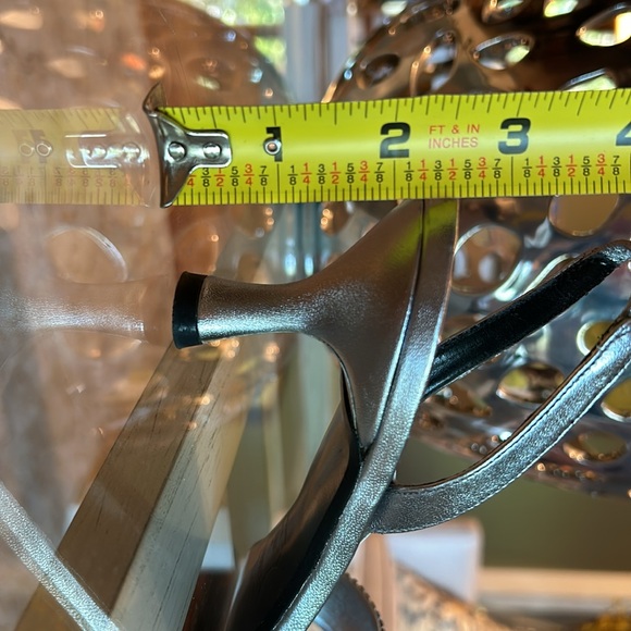 Stuart Weitzman Navy Beaded Slingback Heels~Size 7 - Picture 11 of 11